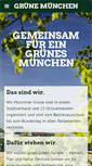 Mobile Screenshot of gruene-muenchen.de